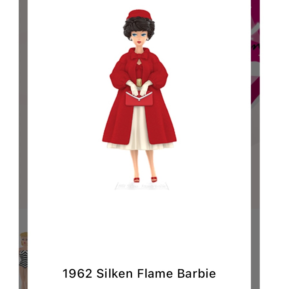 1962 Silken Flame Barbie in Red Outfit Pop Mart